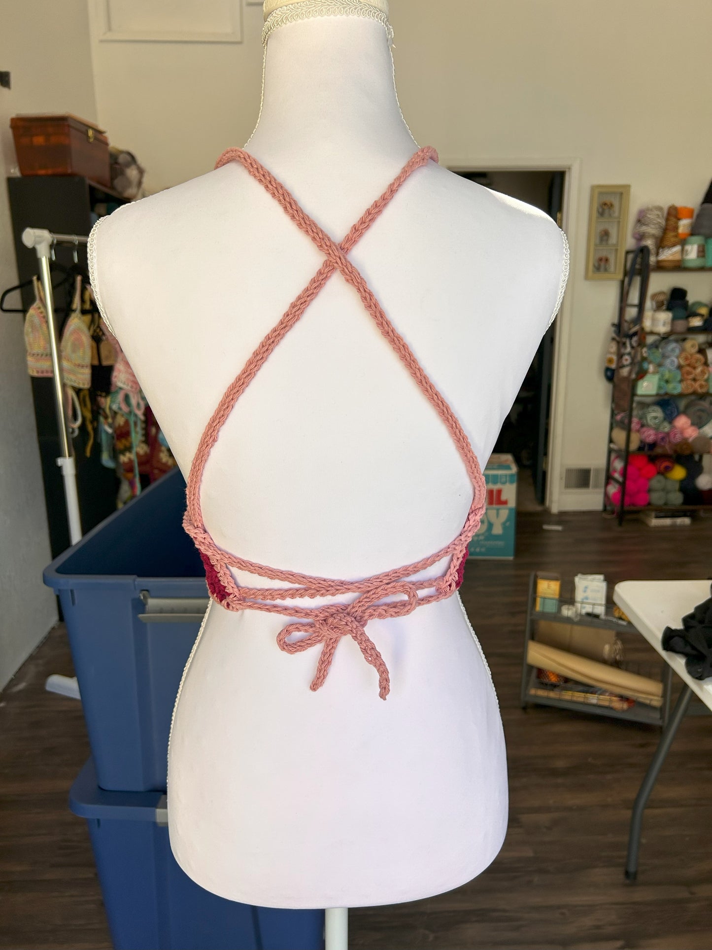 XS Berry Crush and rose pink Lilith top