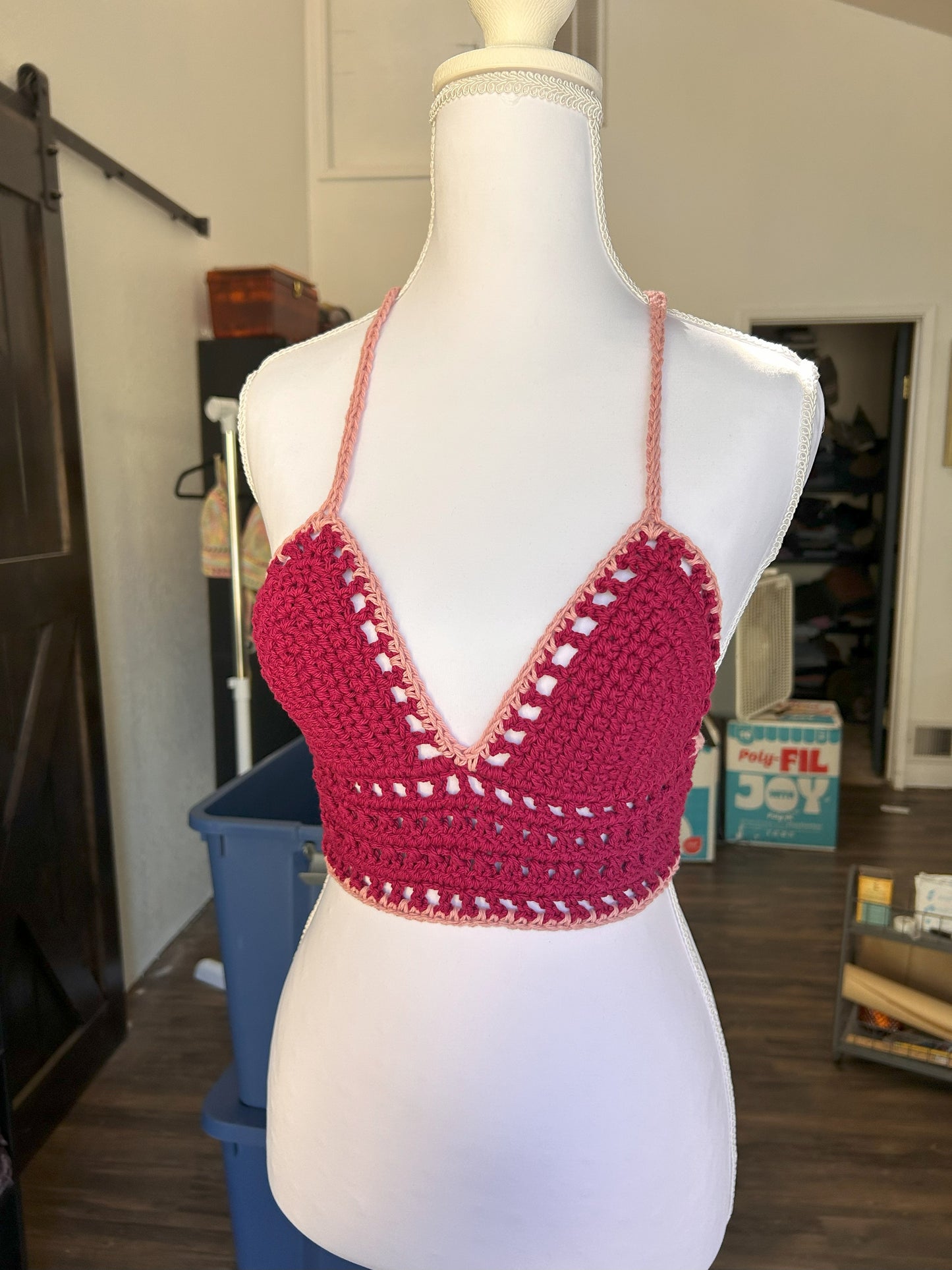 XS Berry Crush and rose pink Lilith top